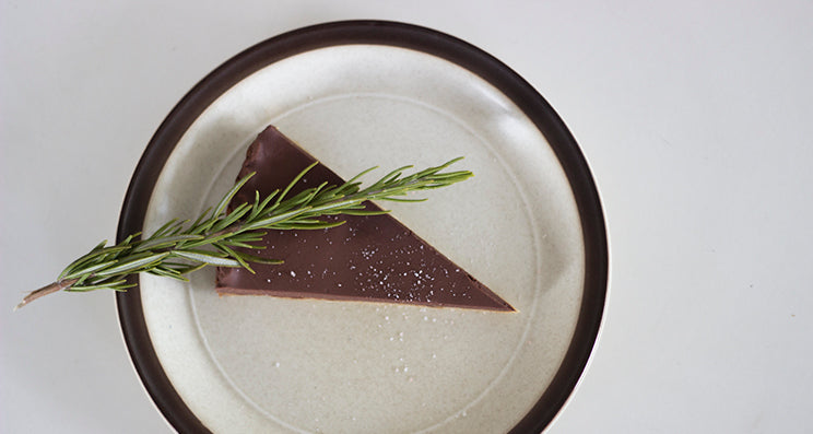 Salted Rosemary & Chocolate Tart