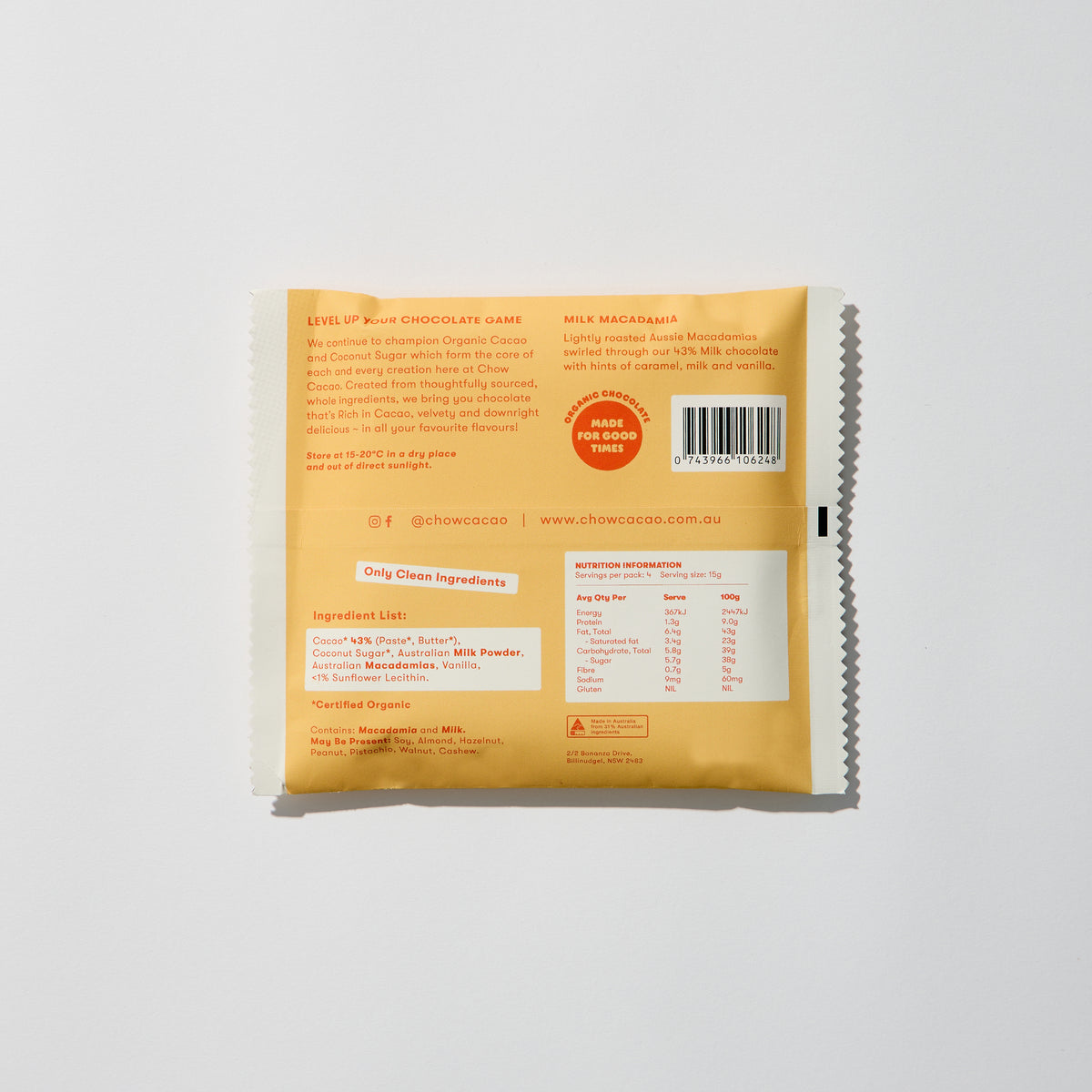 Milk Macadamia